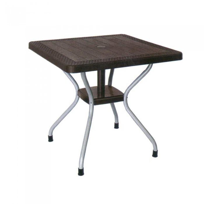 میزمربع پایه فلزی کد623درابعاد75×80×80